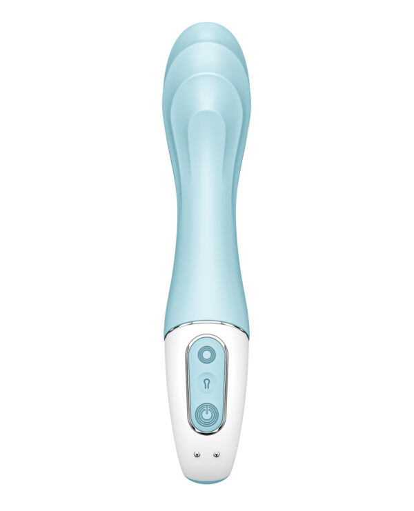Satisfyer Air Pump Vibrator 5+ - Blue - Image 3