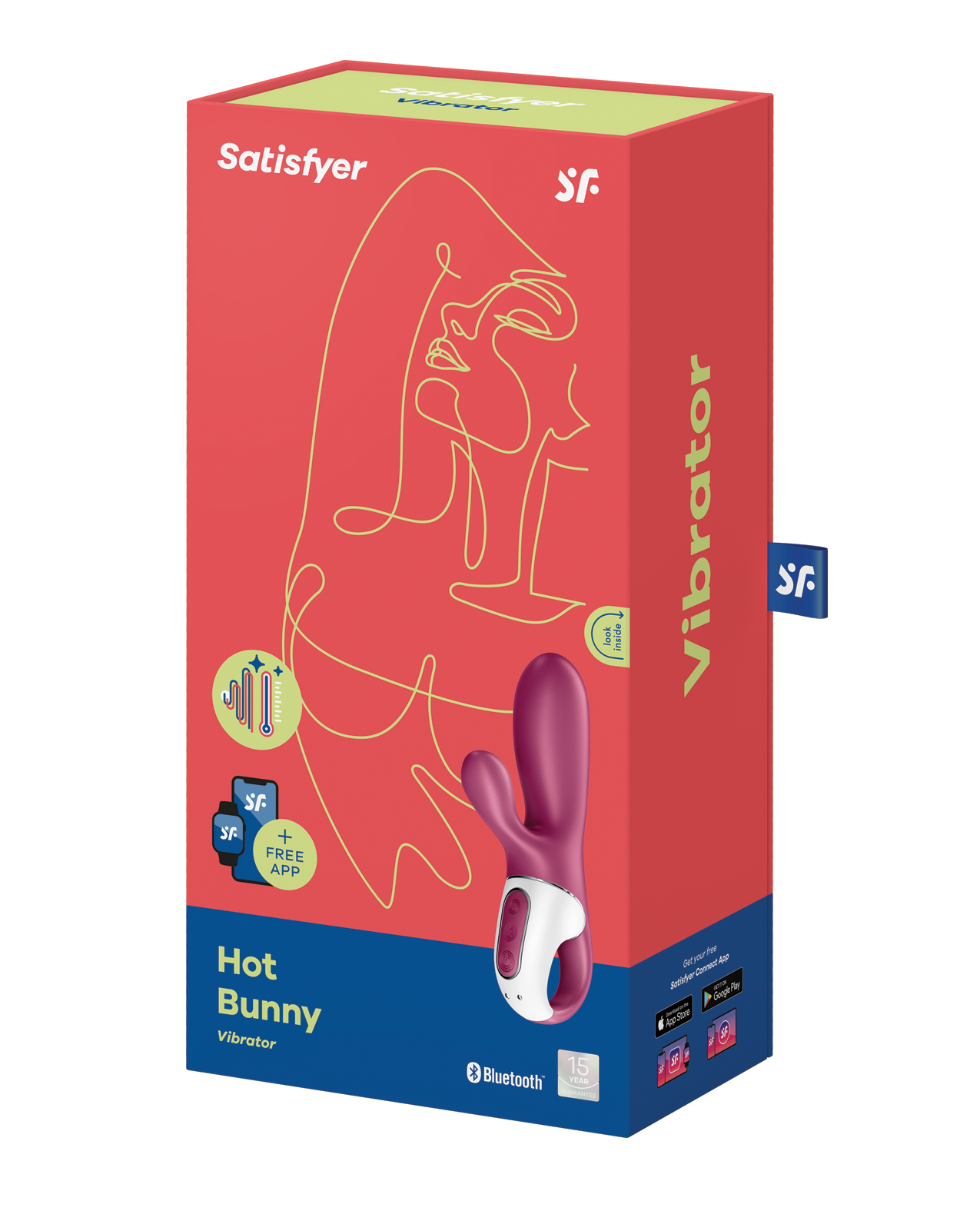 Satisfyer Hot Bunny - Berry - Image 5