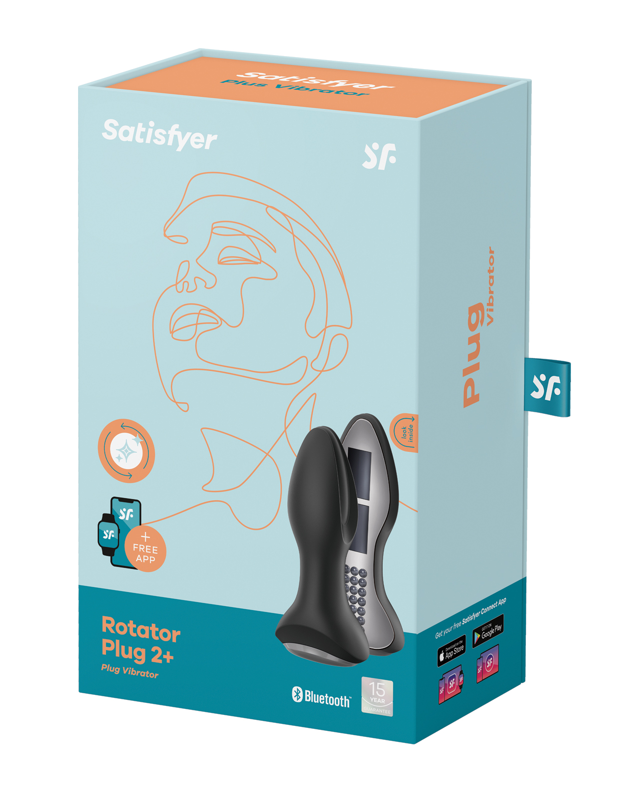 Satisfyer Rotator Plug 2+ - Black - Image 5