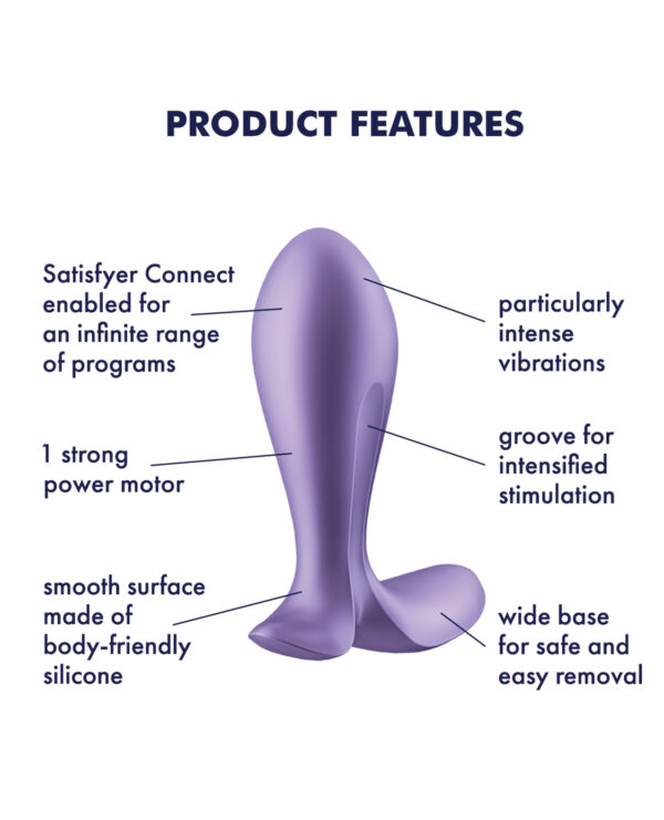 Satisfyer Intensity Plug - Purple - Image 4