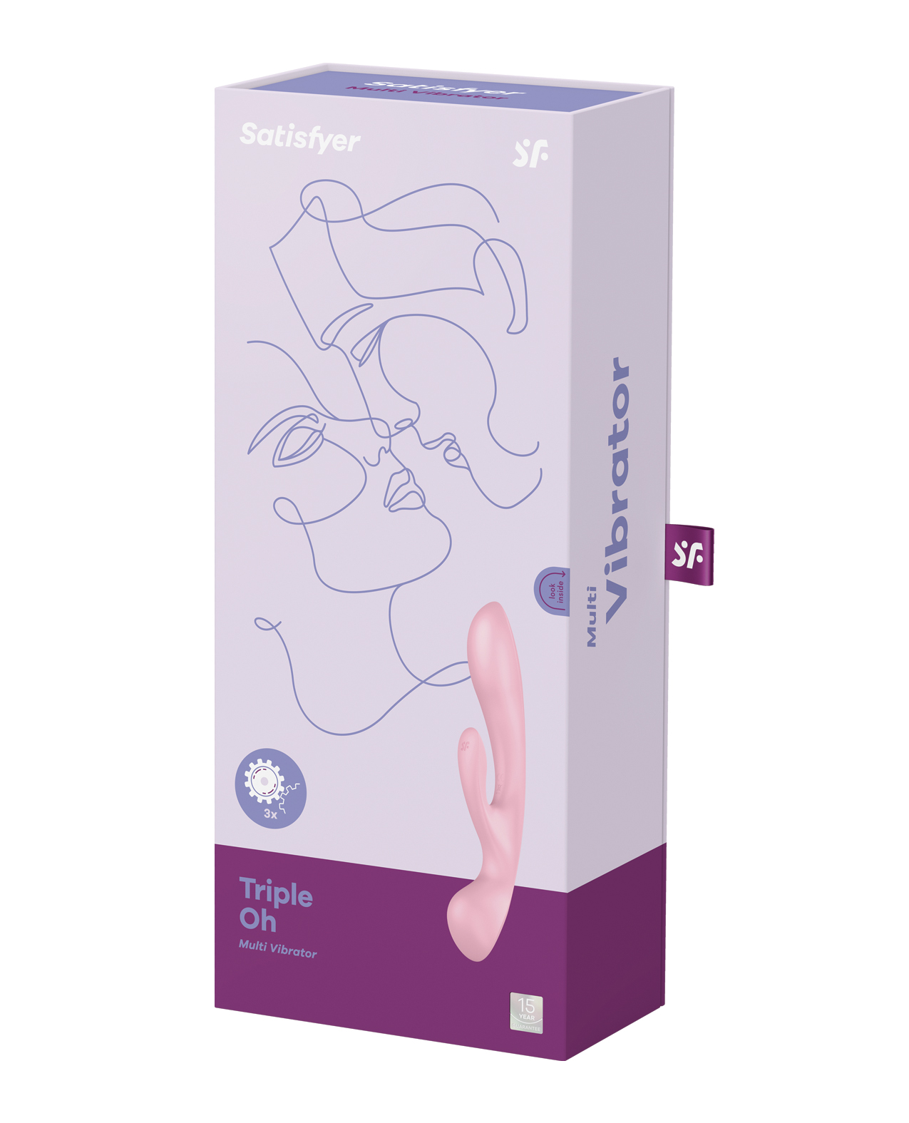 Satisfyer Triple Oh - Pink - Image 5