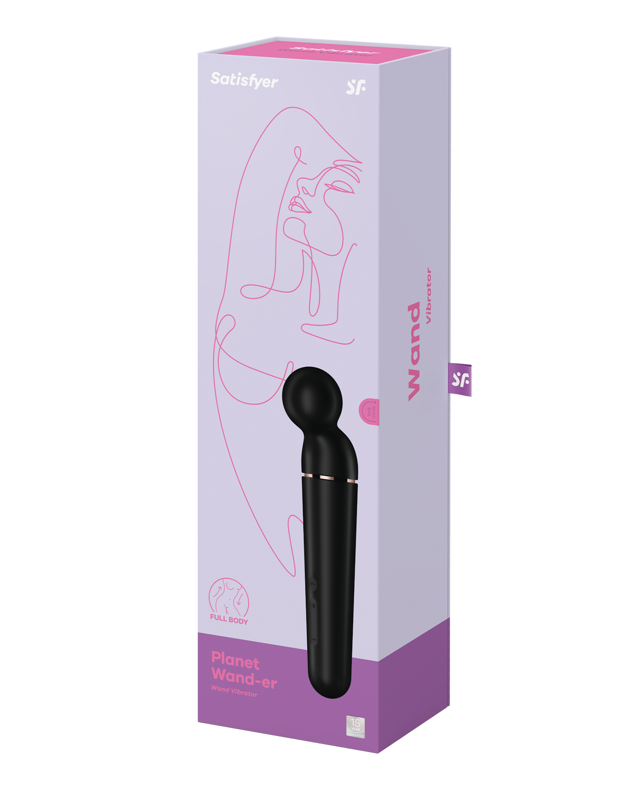 Satisfyer Planet Wand-er - Black - Image 5