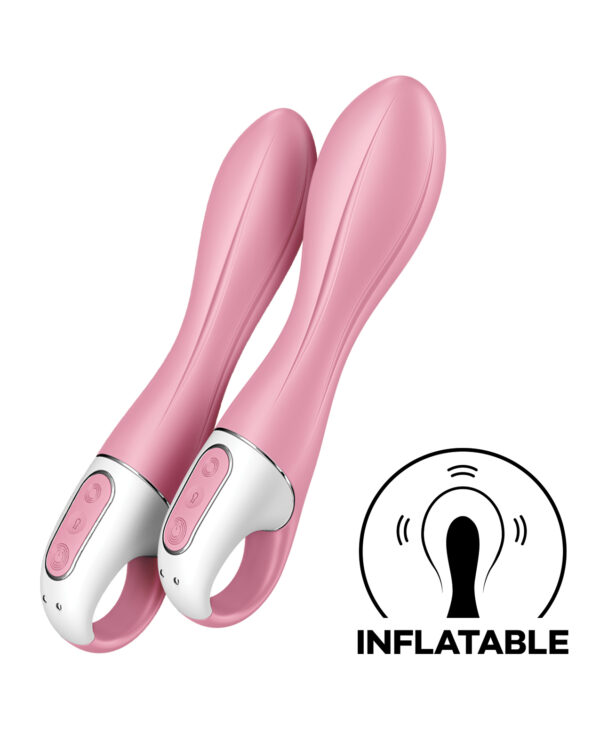 Satisfyer Air Pump Vibrator 2 - Light Red - Image 4