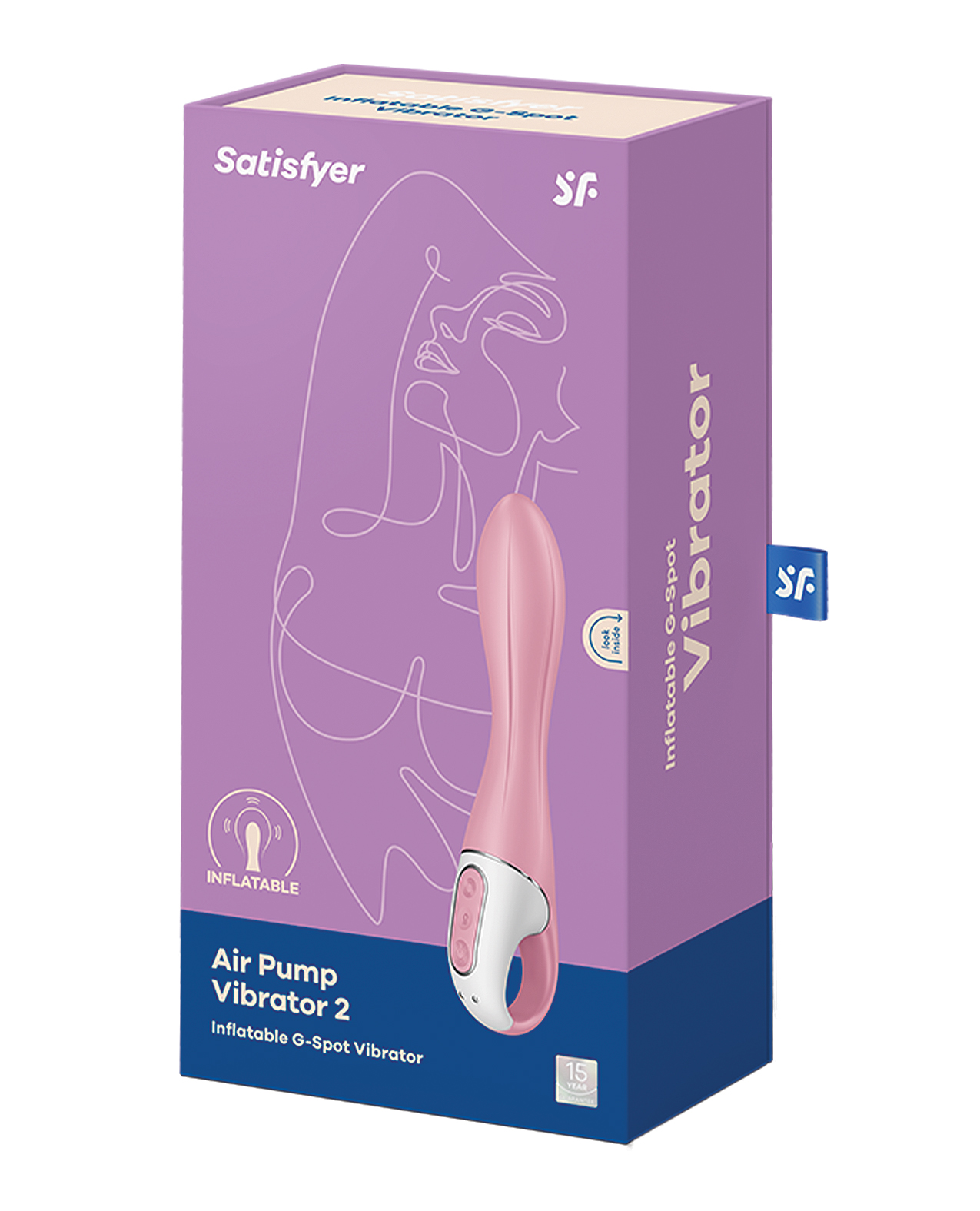Satisfyer Air Pump Vibrator 2 - Light Red - Image 5