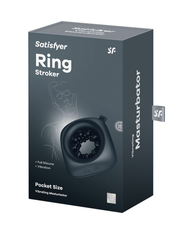 Satisfyer Ring Stroker - Black - Image 5