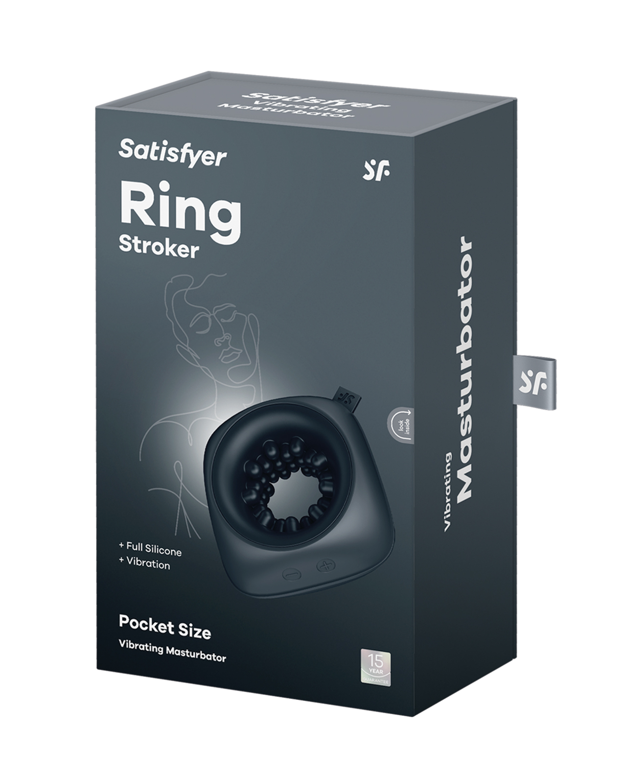 Satisfyer Ring Stroker - Black - Image 5