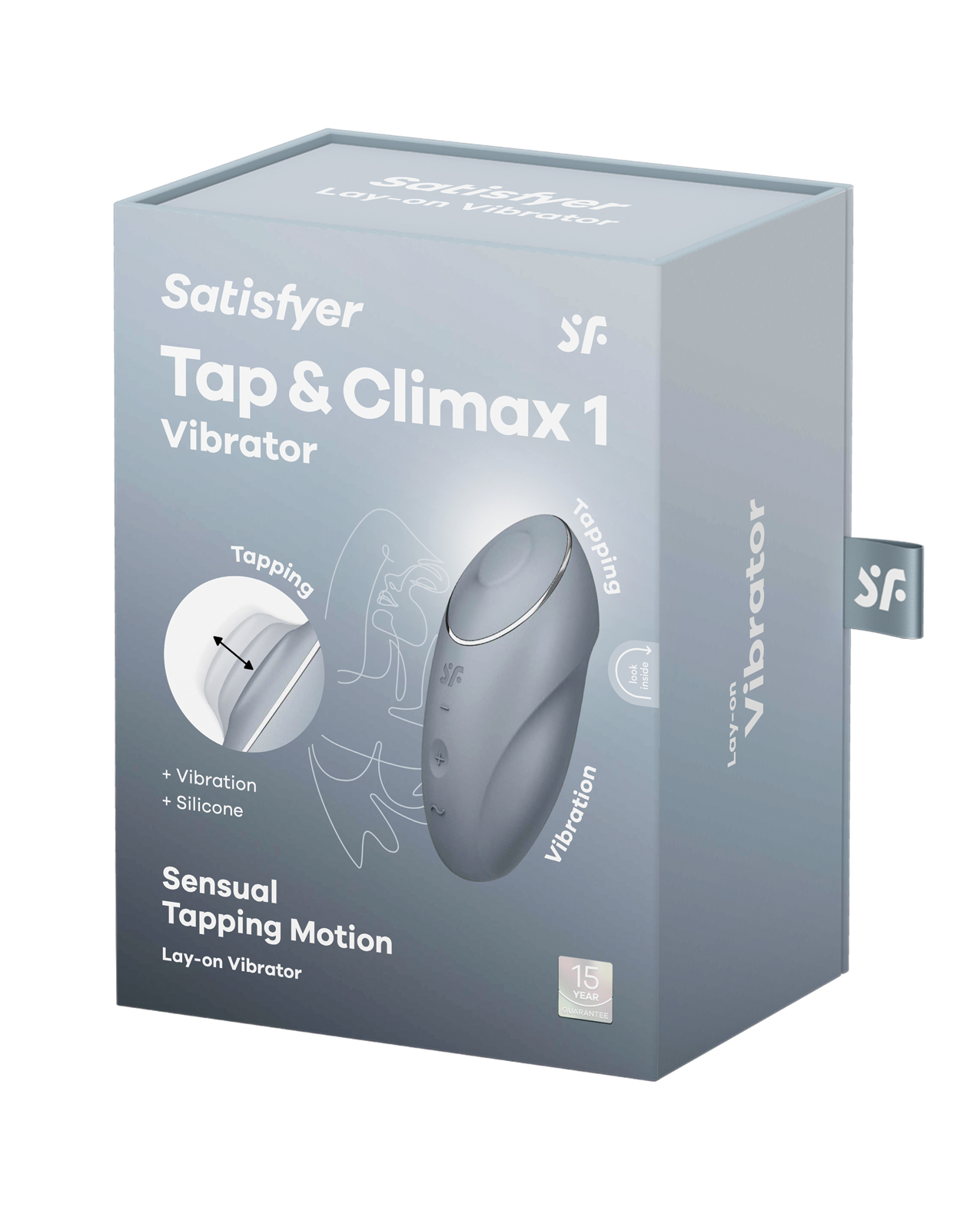 Satisfyer Tap & Climax 1 - Blue/Grey - Image 5