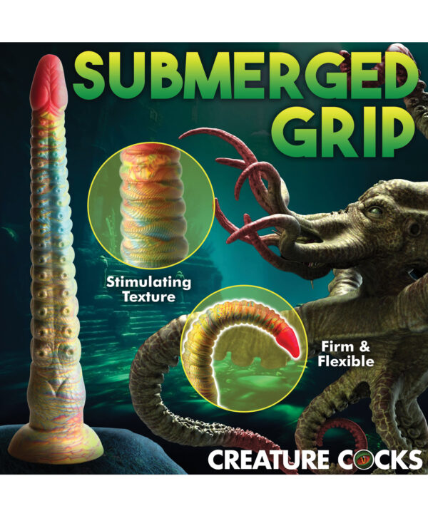 Creature Cocks Tentacle Dick Silicone Dildo - Multi Color - Image 5