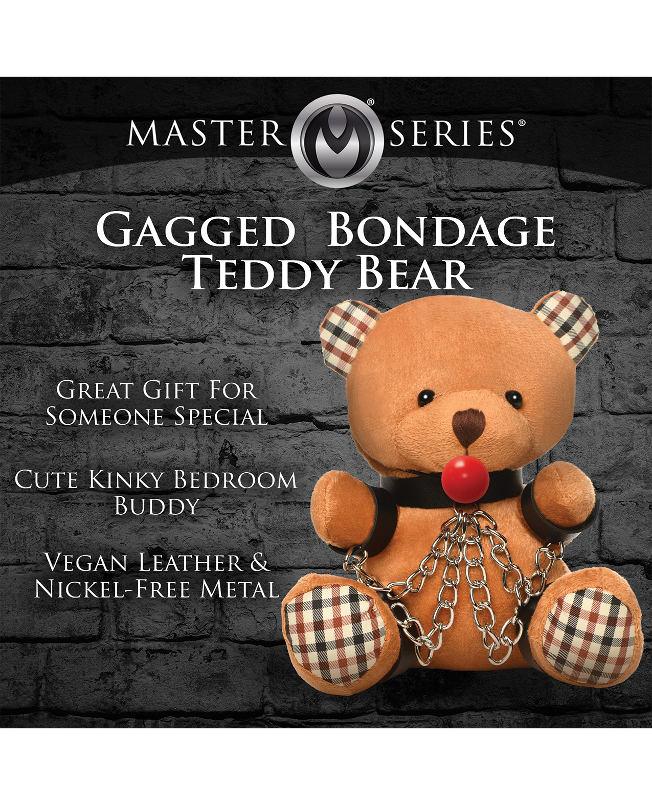 Master Series Gagged Teddy Bear Plush - Image 3