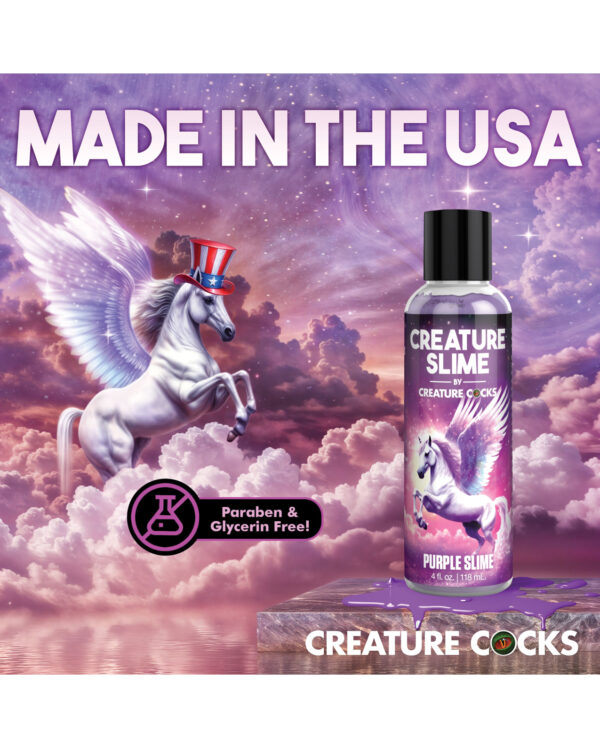 Creature Cocks - Creature Slime Purple Slime Water-Based Lubricant 4 oz - Image 4