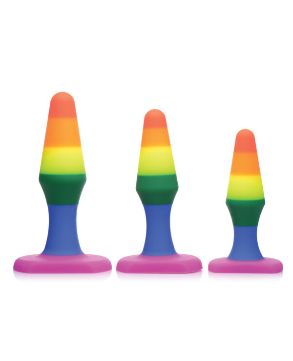 Frisky Rainbow Silicone Anal Trainer Set - Image 2
