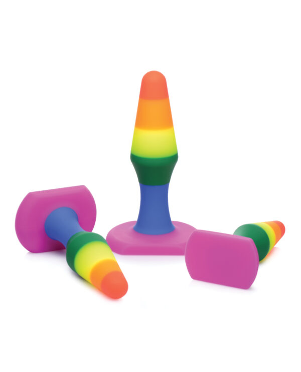 Frisky Rainbow Silicone Anal Trainer Set - Image 3