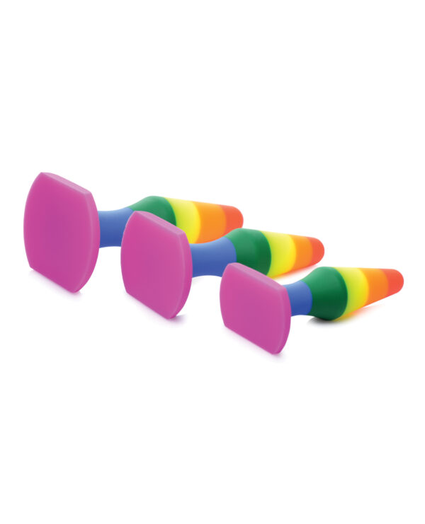 Frisky Rainbow Silicone Anal Trainer Set - Image 5