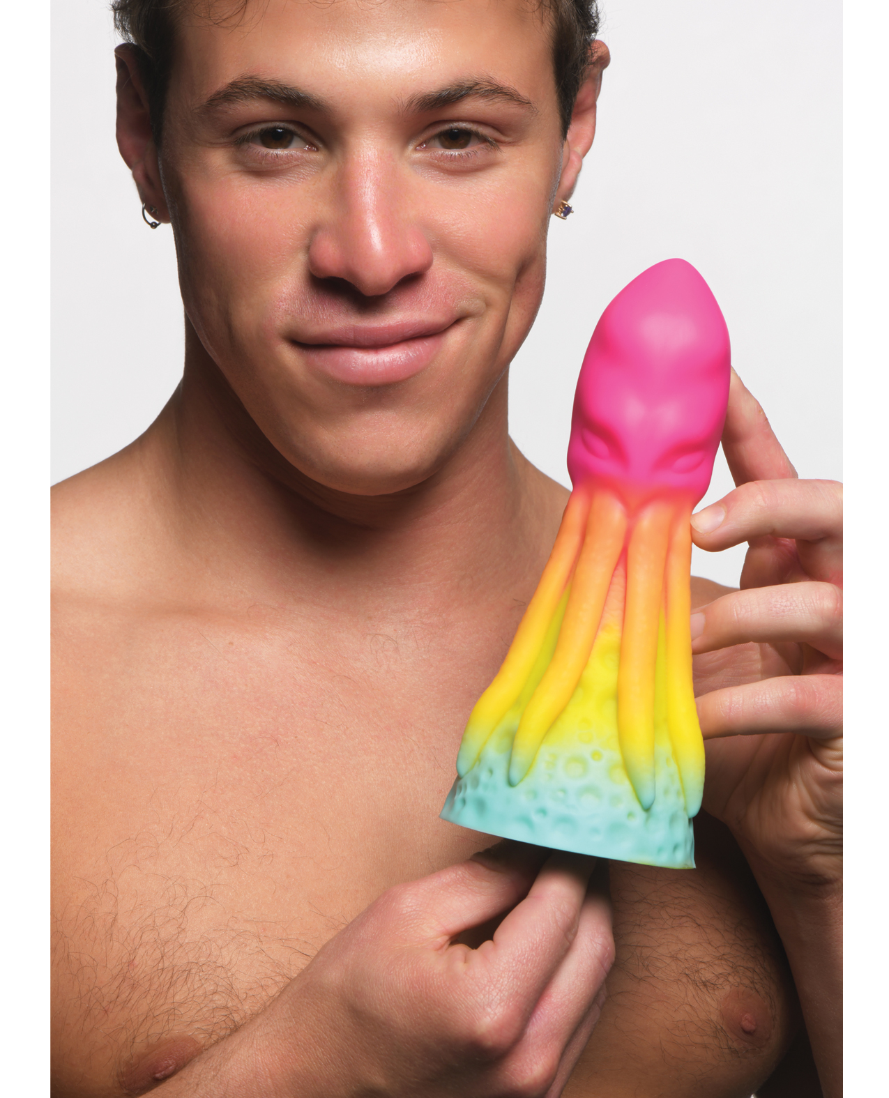 Creature Cocks King Kraken Silicone Dildo - Multi Color - Image 5