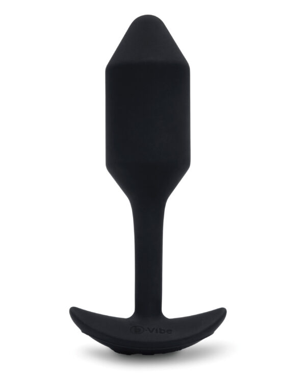 b-Vibe Vibrating Weighted Snug Plug M - 112 g Black - Image 3
