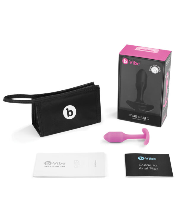 b-Vibe Weighted Snug Plug 1 - 55 g Fuchsia - Image 5