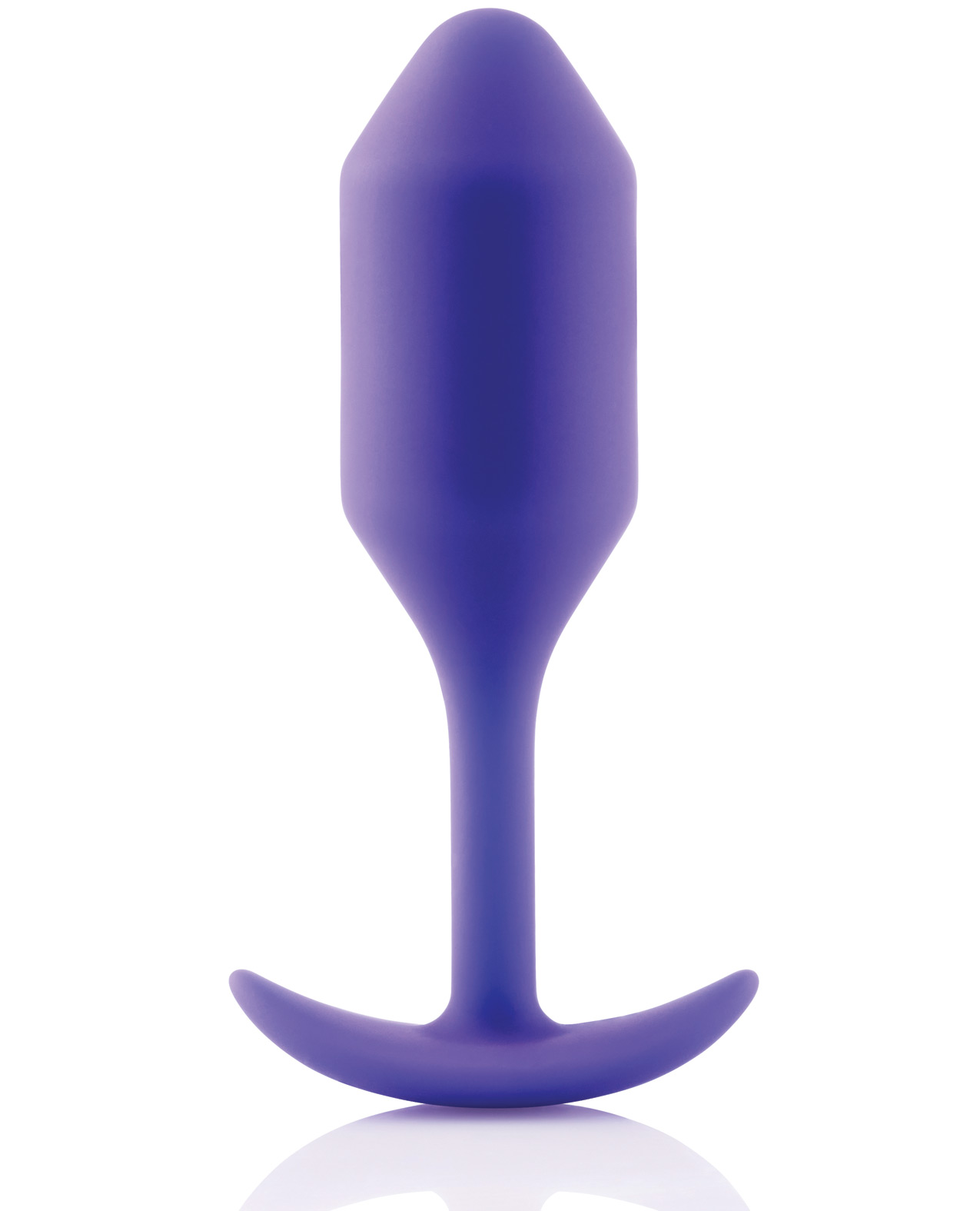 b-Vibe Weighted Snug Plug 2 - 114 g Purple - Image 2