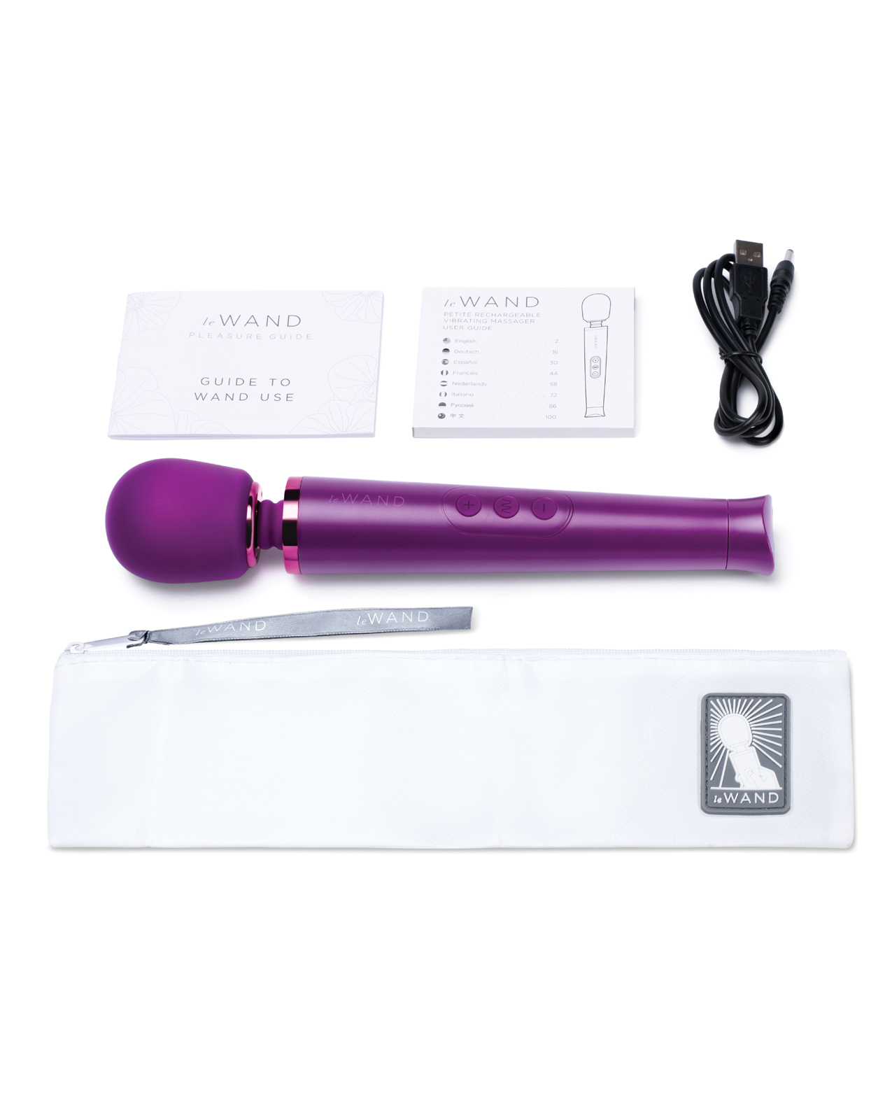 Le Wand Petite Rechargeable Massager - Cherry - Image 5