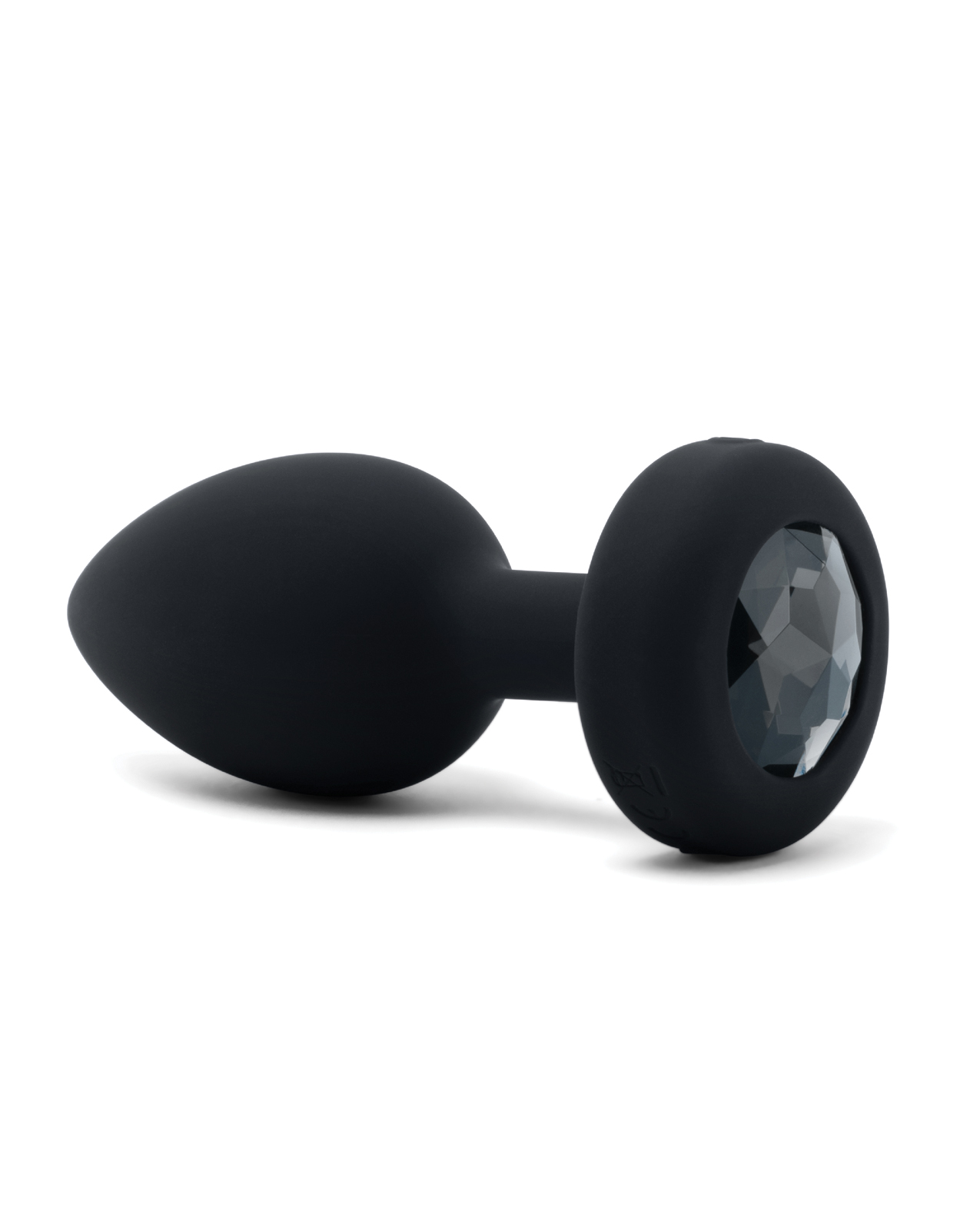 b-Vibe Remote Control Vibrating Jewel Plug (M/L) - Black - Image 4
