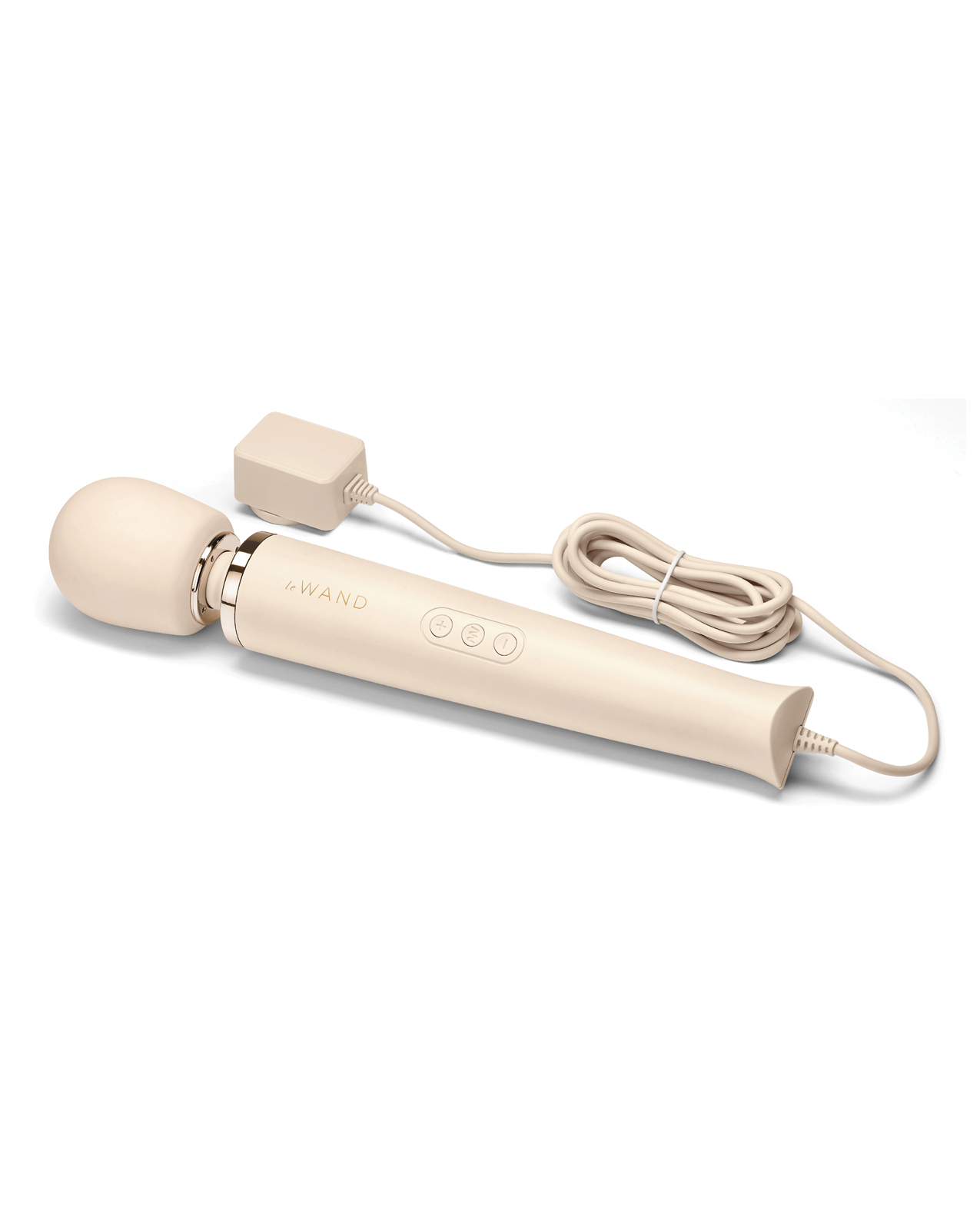 Le Wand Powerful Plug-In Vibrating Massager - Cream - Image 3
