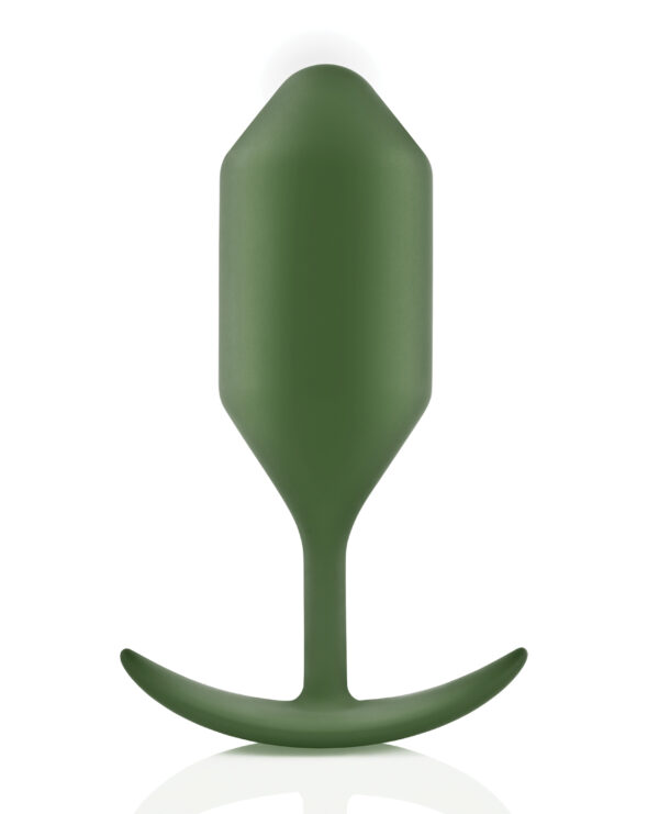 b-Vibe Weighted Snug Plug 4 - 256 g Army - Image 2
