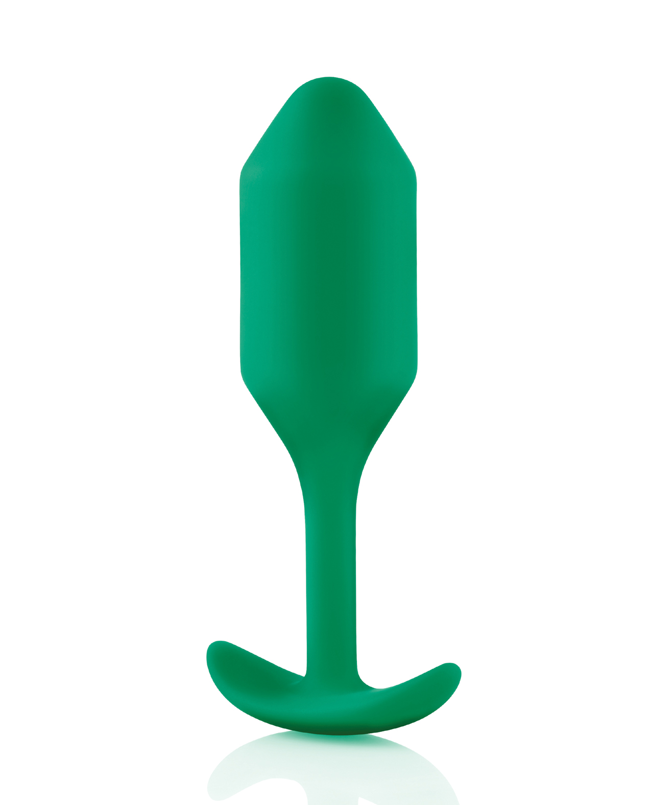 b-Vibe Weighted Snug Plug 2 - 114 g Green - Image 3