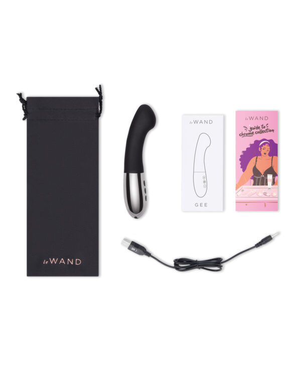 Le Wand GEE G-Spot Targeting Rechargeable Vibrator - Black - Image 5