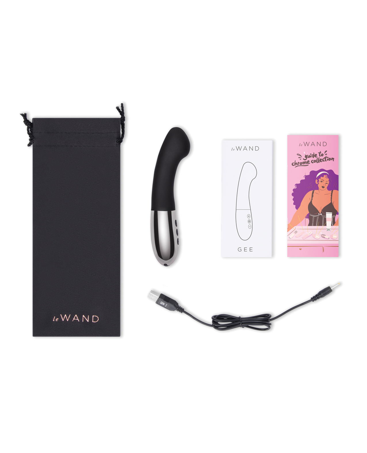 Le Wand GEE G-Spot Targeting Rechargeable Vibrator - Black - Image 5