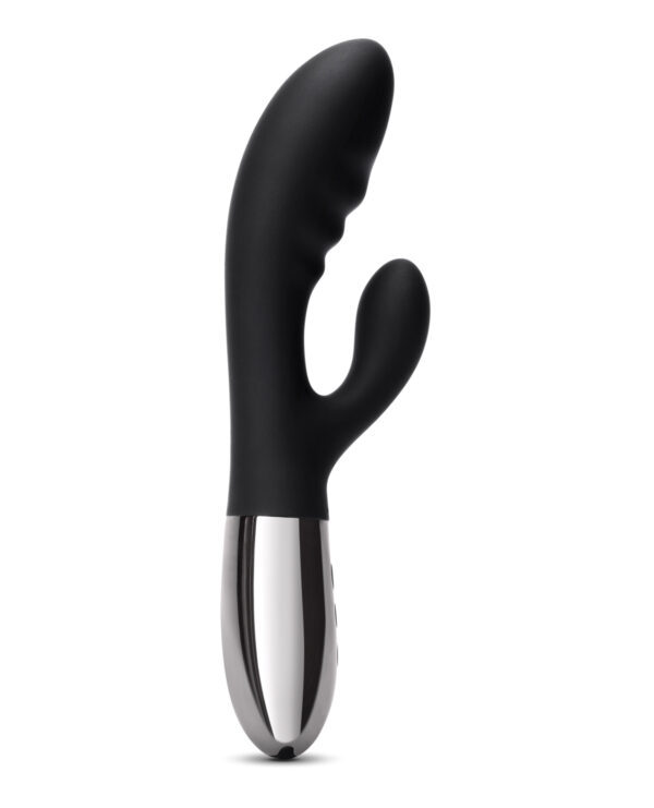 Le Wand BLEND Double Motor Rabbit Rechargeable Vibrator - Black - Image 4