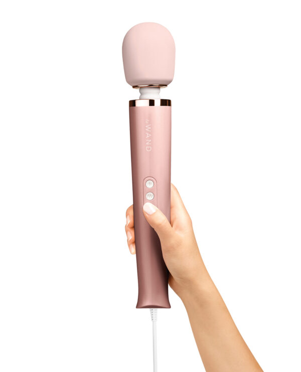 Le Wand Powerful Plug-In Vibrating Massager - Rose Gold - Image 2