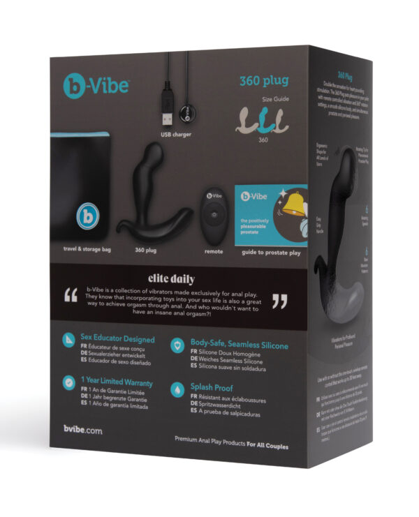 b-Vibe 360 Plug - Black - Image 5