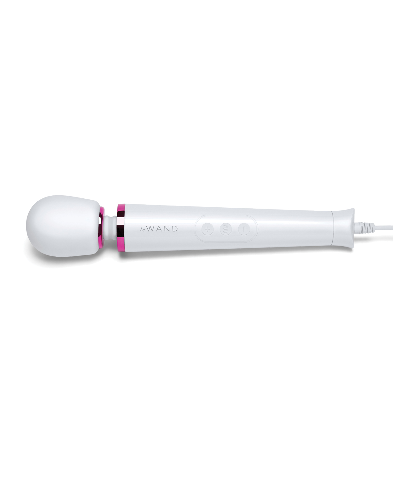 Le Wand Powerful Petite Plug-In Vibrating Massager - White - Image 2