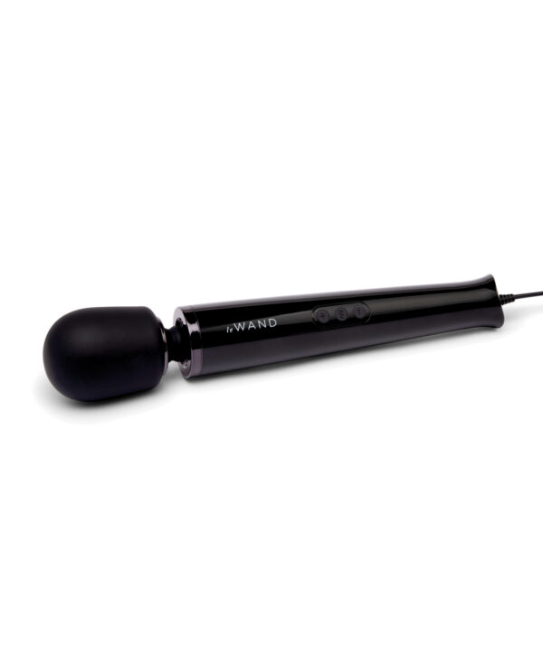 Le Wand Powerful Plug-In Vibrating Massager - Black - Image 2