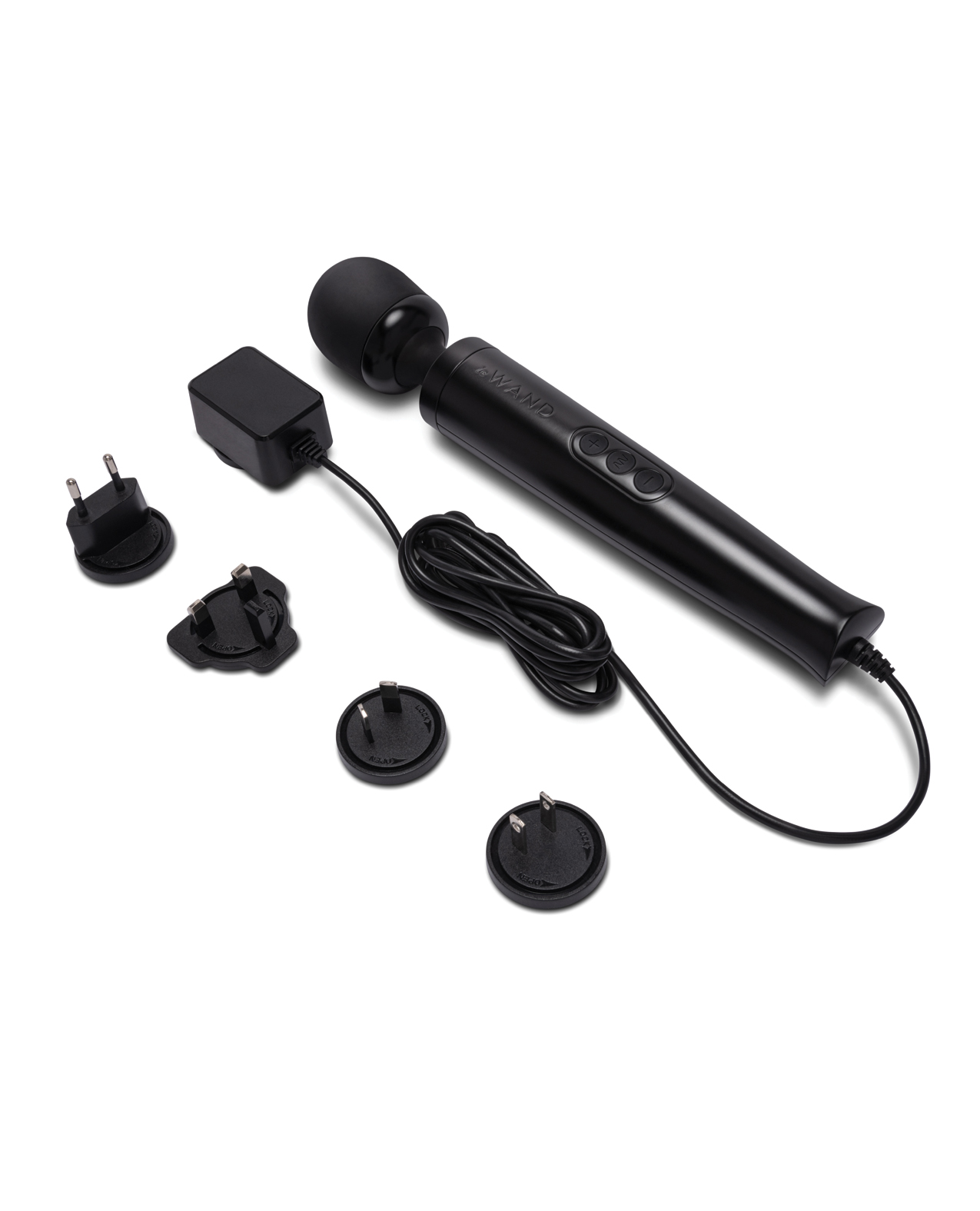 Le Wand Die Cast Plug-In Massager - Black - Image 3