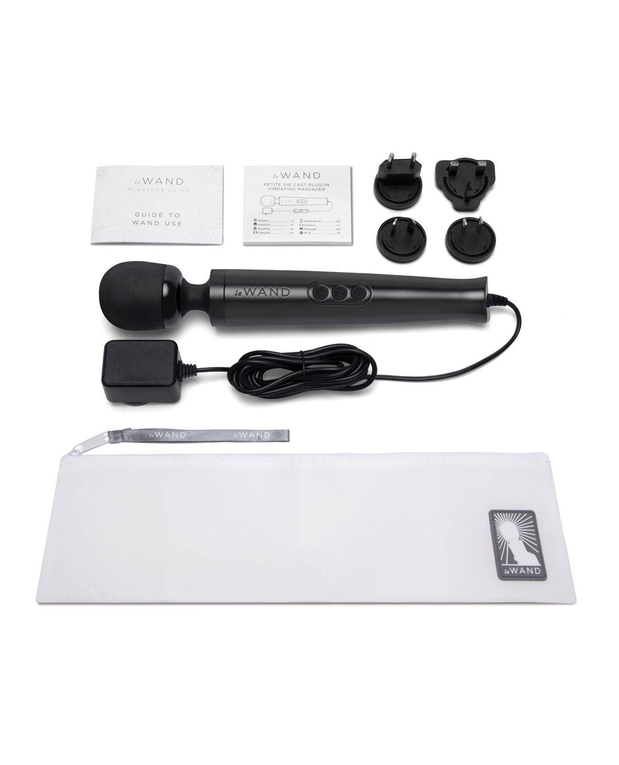 Le Wand Die Cast Plug-In Massager - Black - Image 5
