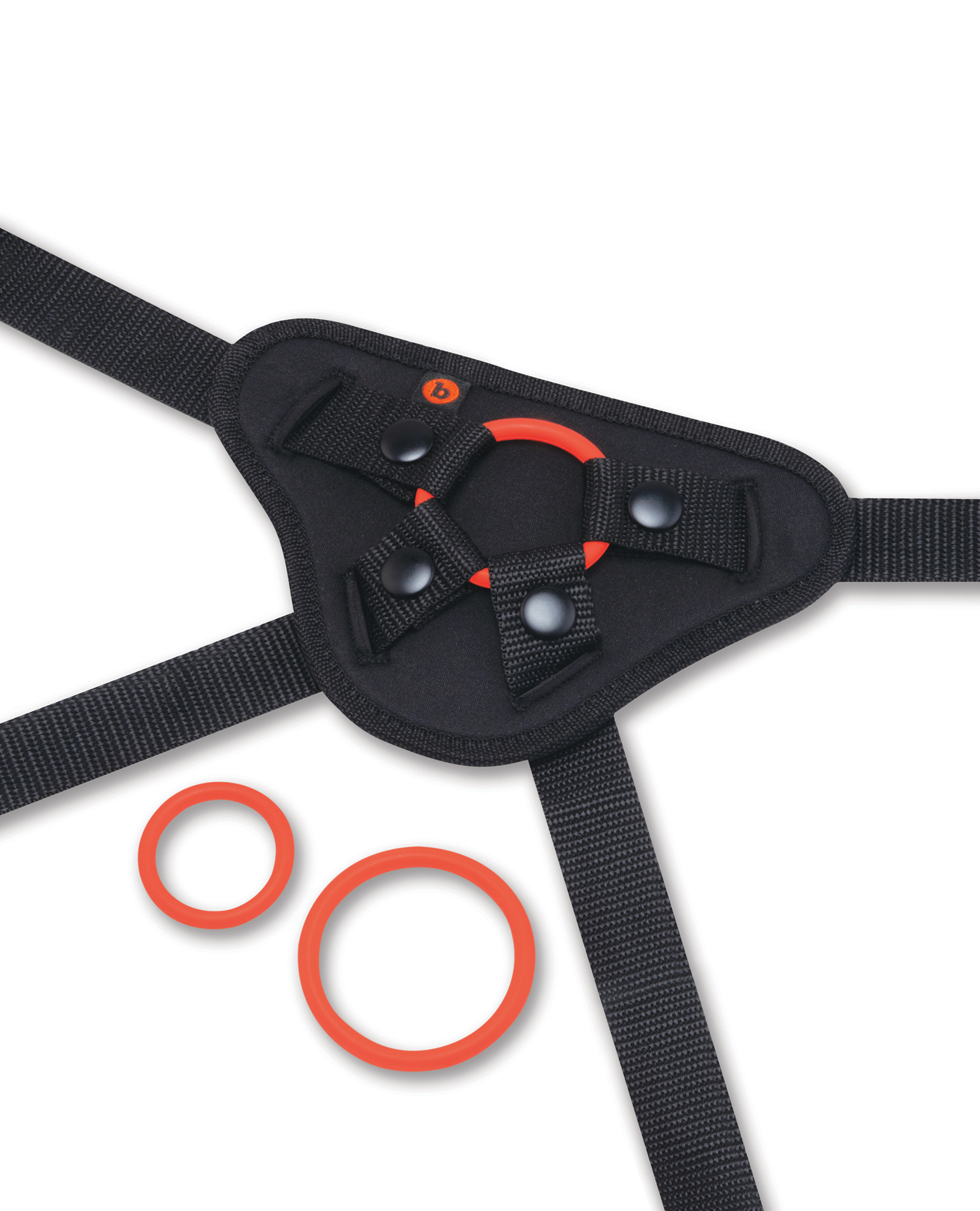 b-vibe Beginner's Strap-On Harness Set - With 5” Silicone Dildo Peg - Image 4
