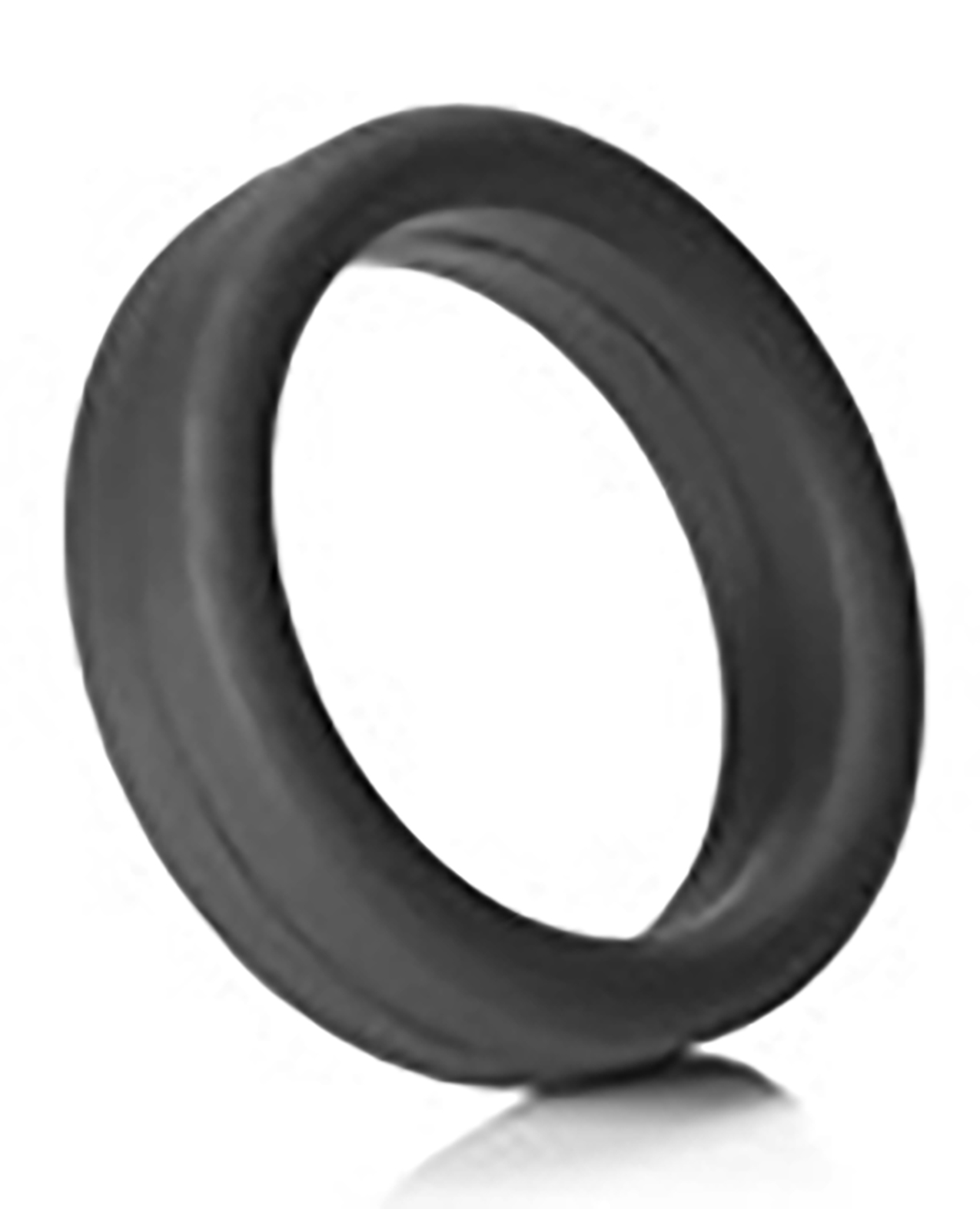 Tantus 1.5" Supersoft C Ring - Onyx - Image 2