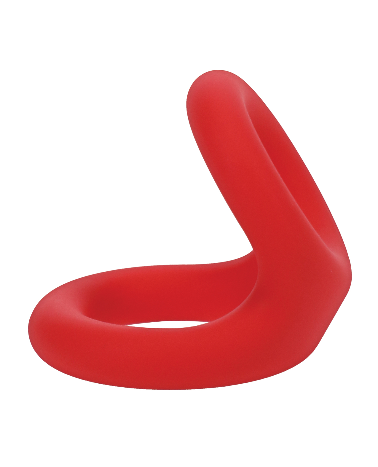 Tantus Uplift Silicone C Ring - Crimson - Image 2