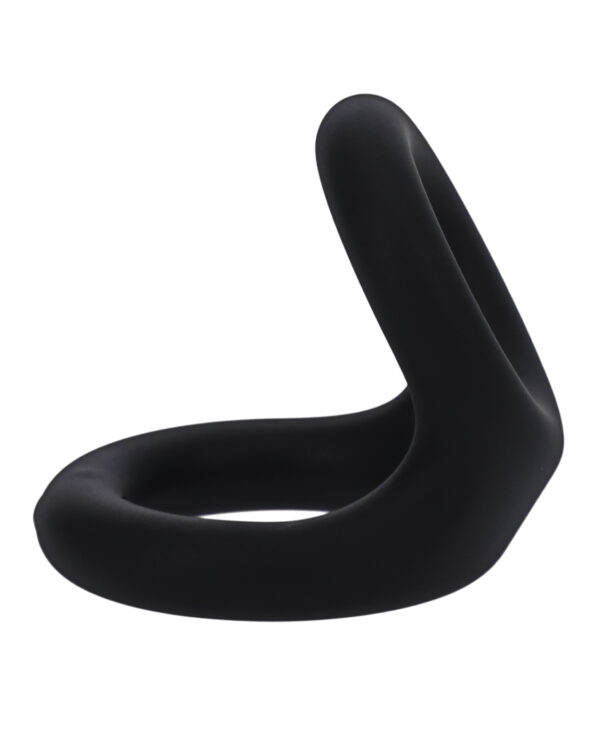Tantus Uplift Silicone C Ring - Onyx - Image 2