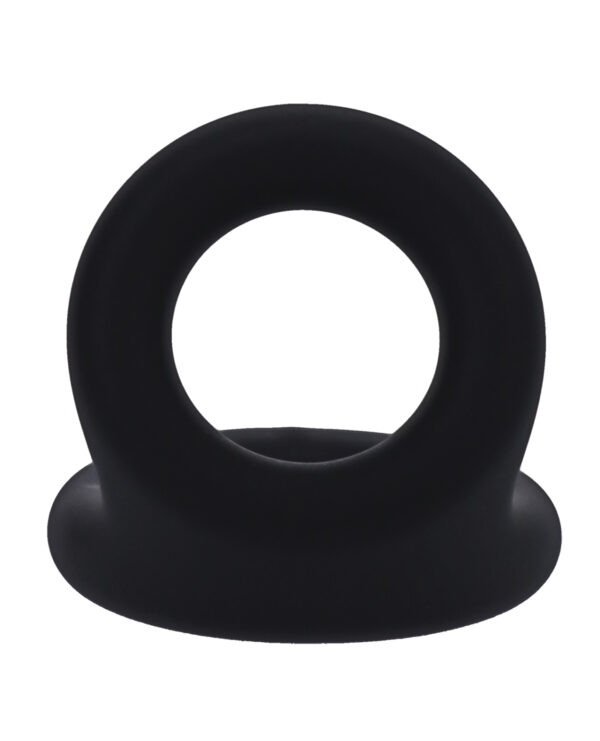Tantus Uplift Silicone C Ring - Onyx - Image 3