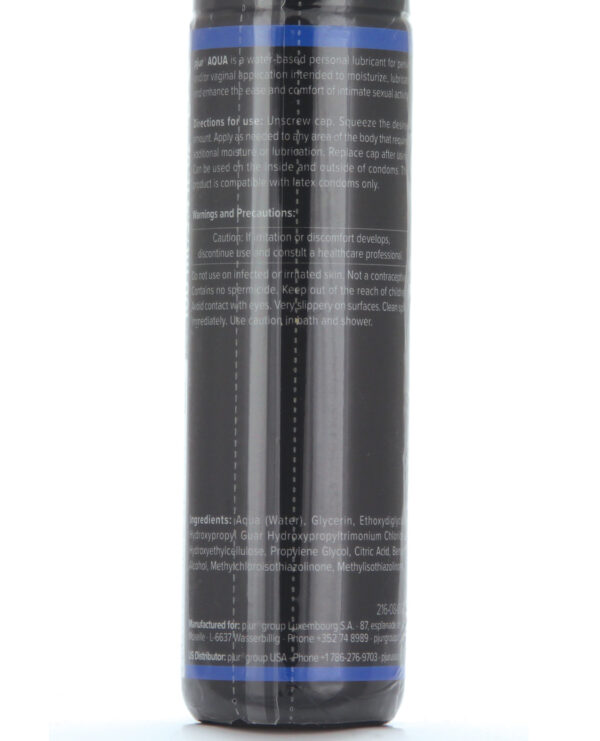 Pjur Aqua Personal Water Based Personal Lubricant - 100 ml Bottle - Image 2