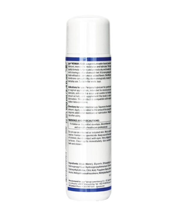 Pjur Woman Aqua Water Based Personal Lubricant - 100 ml Bottle - Image 2