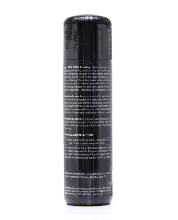 Pjur Back Door Anal Silicone Personal Lubricant - 250 ml Bottle - Image 2