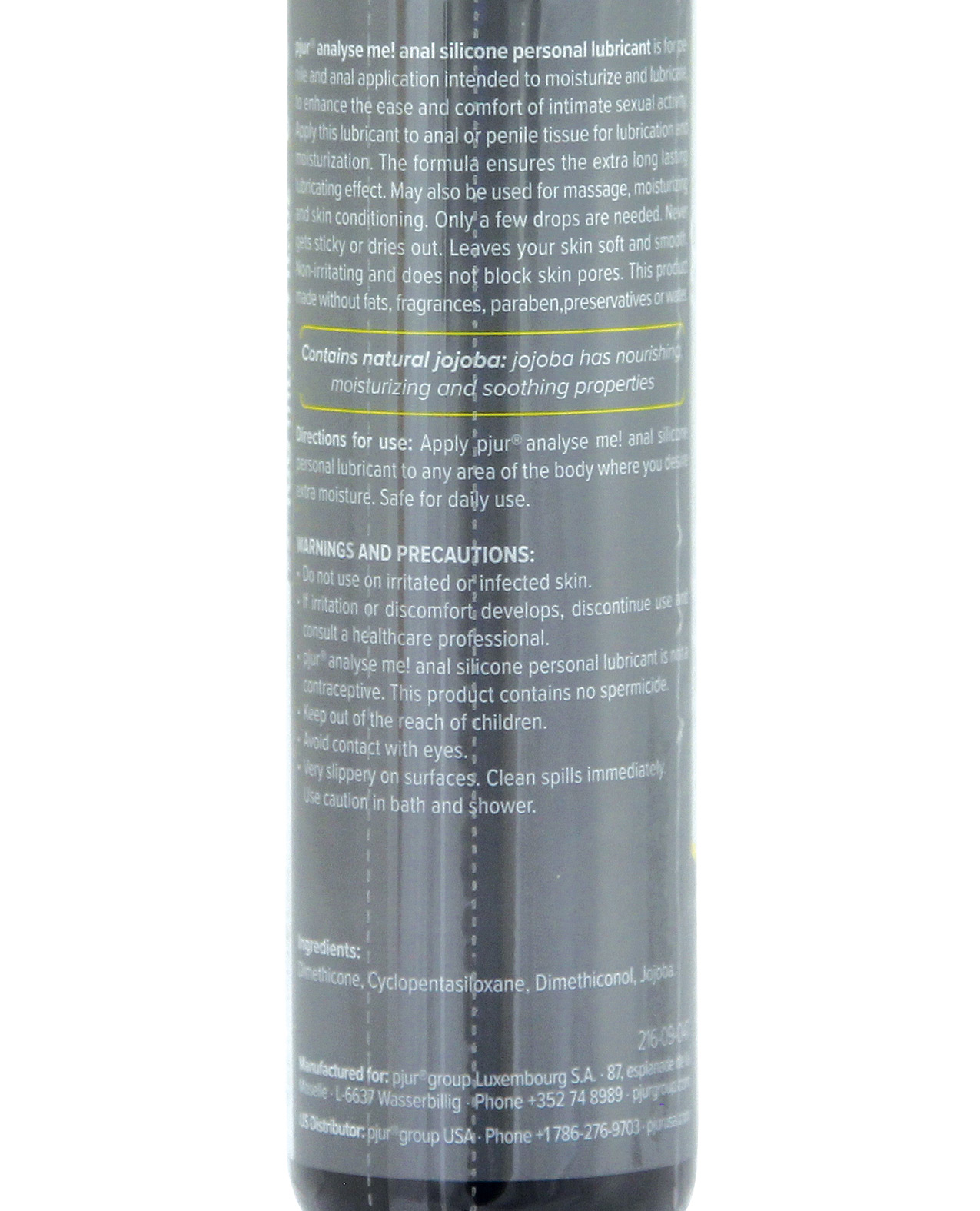 Pjur Analyse Me Silicone Personal Lubricant - 100 ml Bottle - Image 2