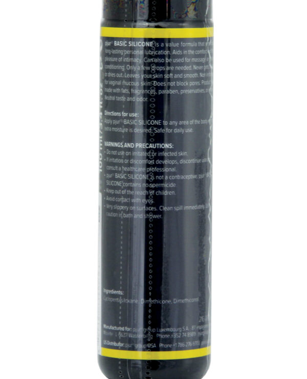 Pjur Basic Silicone Lubricant - 100 ml Bottle - Image 2