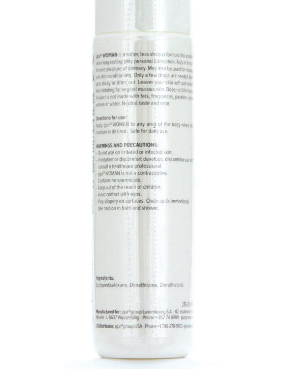 Pjur Woman Silicone Personal Lubricant - 100 ml Bottle - Image 2
