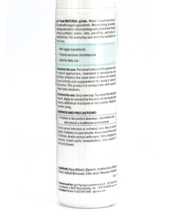 Pjur Med Natural Glide - 100 ml Bottle - Image 2