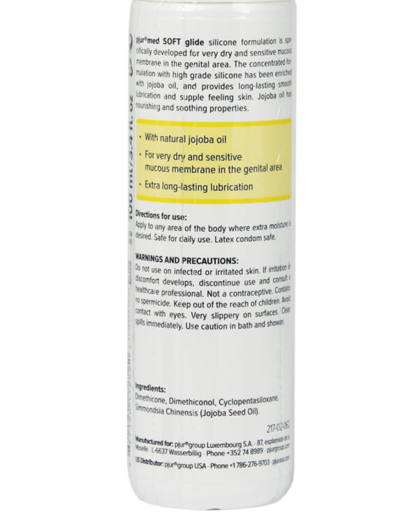 Pjur Med Soft Glide Silicone Based Personal Lubricant - 100 ml Bottle - Image 2