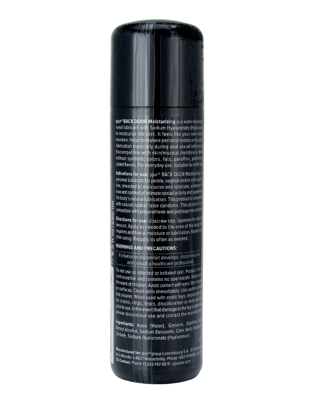 Pjur Back Door Anal Water Based Personal Lubricant - 250 ml Bottle - Image 2