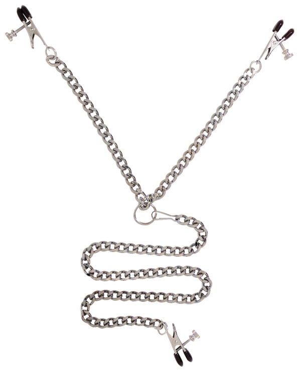 Spartacus Y-Style Broad Tip Nipple Clamps & Clit Clamp - Image 2